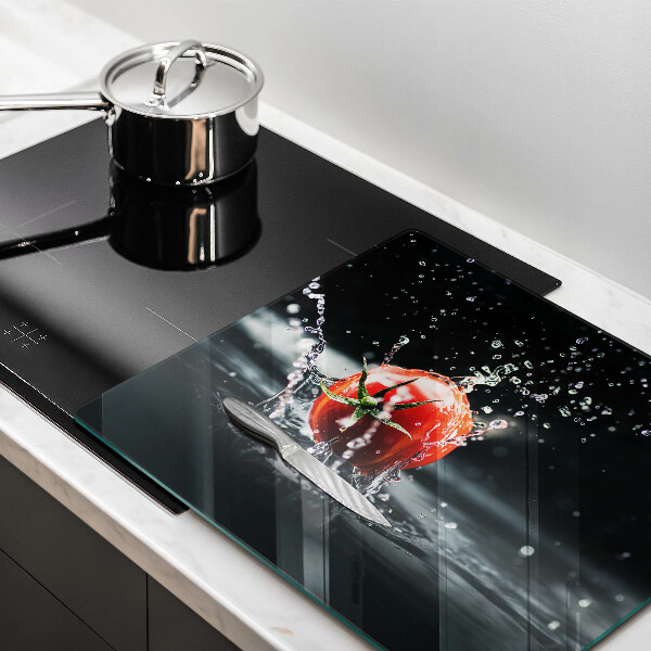 Steklena podloga za rezanje Paradižnik v vodi