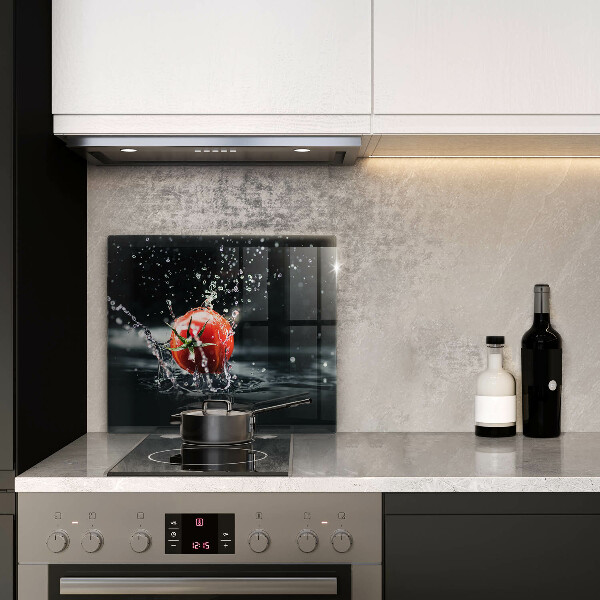 Steklena podloga za rezanje Paradižnik v vodi