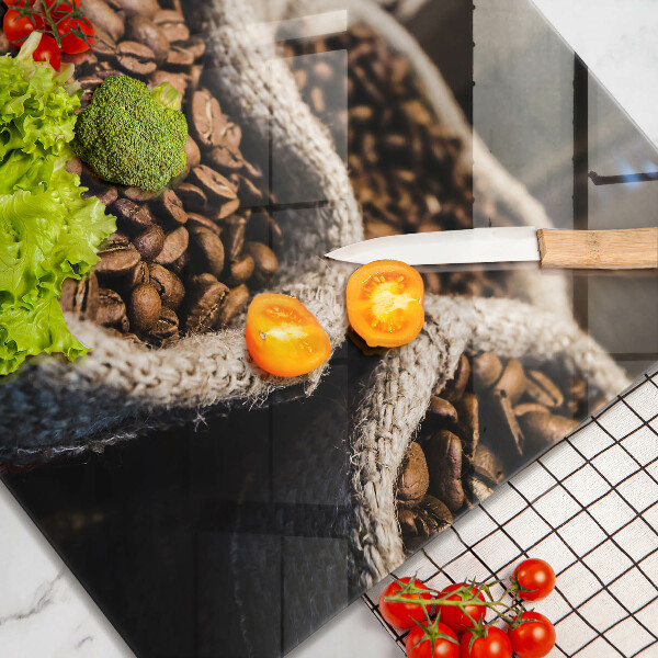 Steklena podloga za rezanje Vrečke kavnih zrn