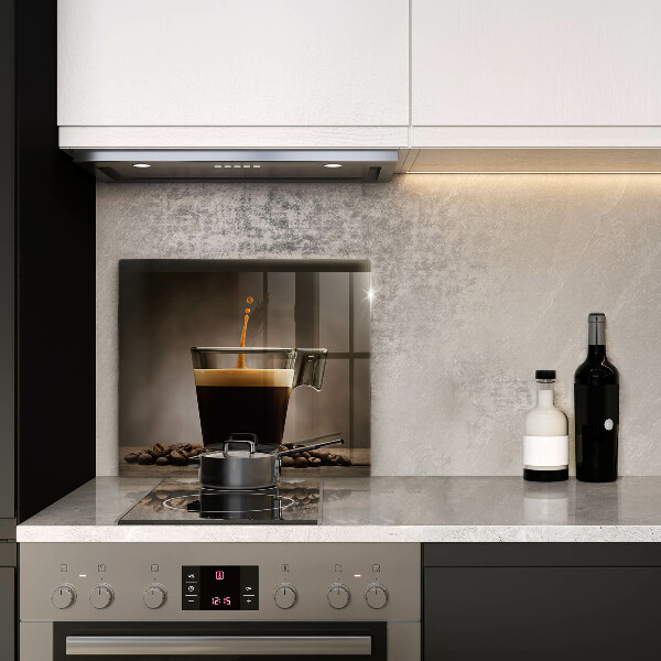 Steklena podloga za rezanje Steklo in kavna zrna