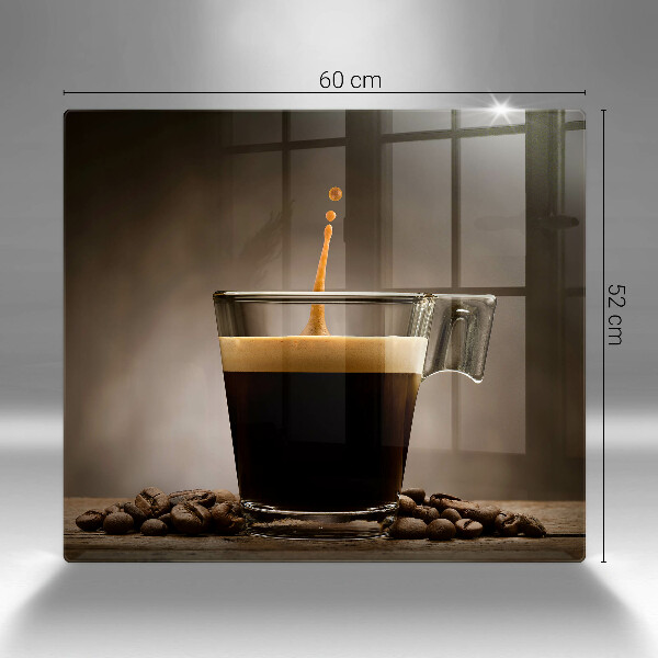 Steklena podloga za rezanje Steklo in kavna zrna