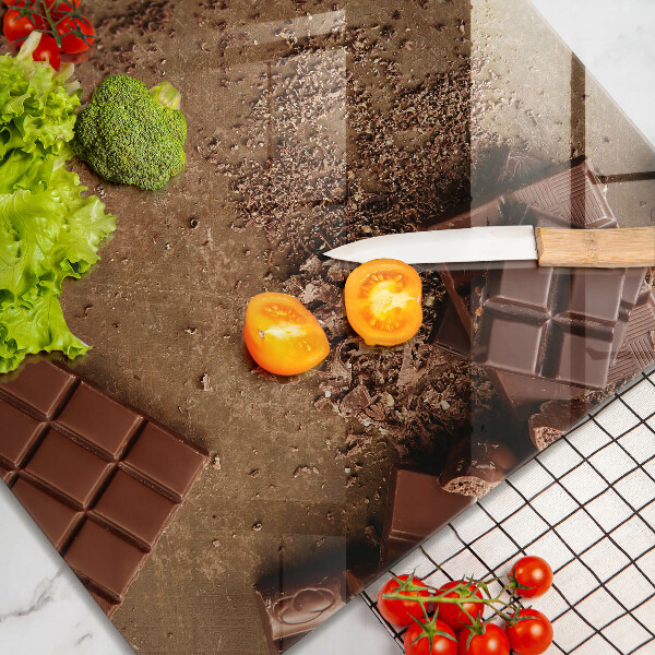 Steklena podloga za rezanje Čokoladne slaščice