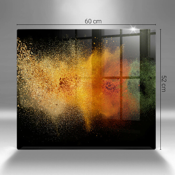 Steklena podloga za rezanje Pisane začimbe