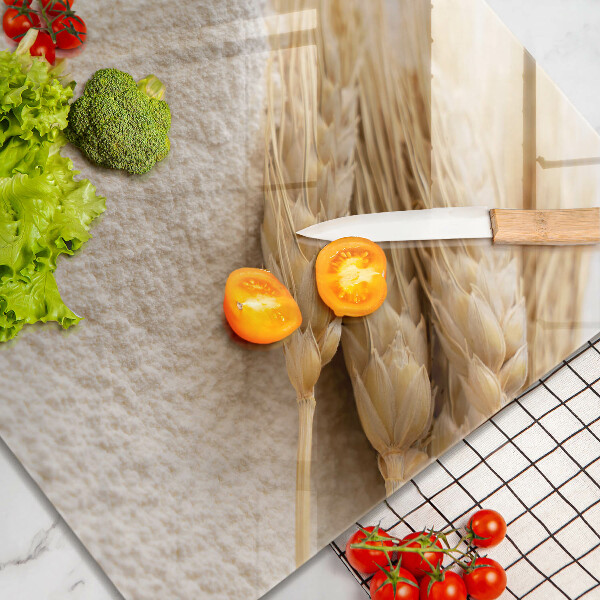 Steklena podloga za rezanje Moka in klasje