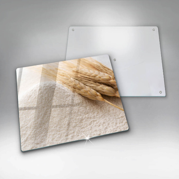 Steklena podloga za rezanje Moka in klasje