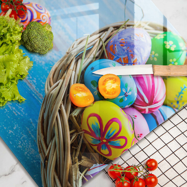 Steklena podloga za rezanje Velikonočna jajca Velikonočna jajca
