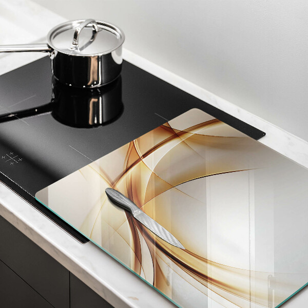 Steklena podloga za rezanje Abstraktne oblike