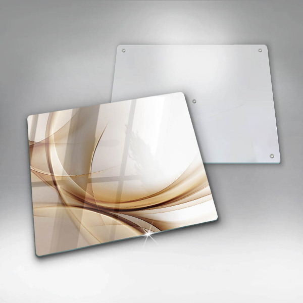 Steklena podloga za rezanje Abstraktne oblike