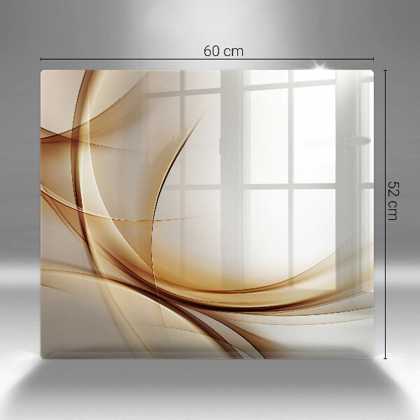 Steklena podloga za rezanje Abstraktne oblike