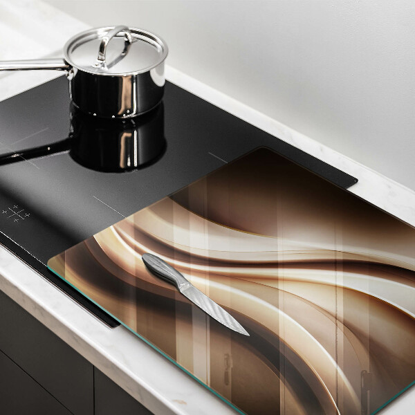 Steklena podloga za rezanje Abstrakcija nežne linije