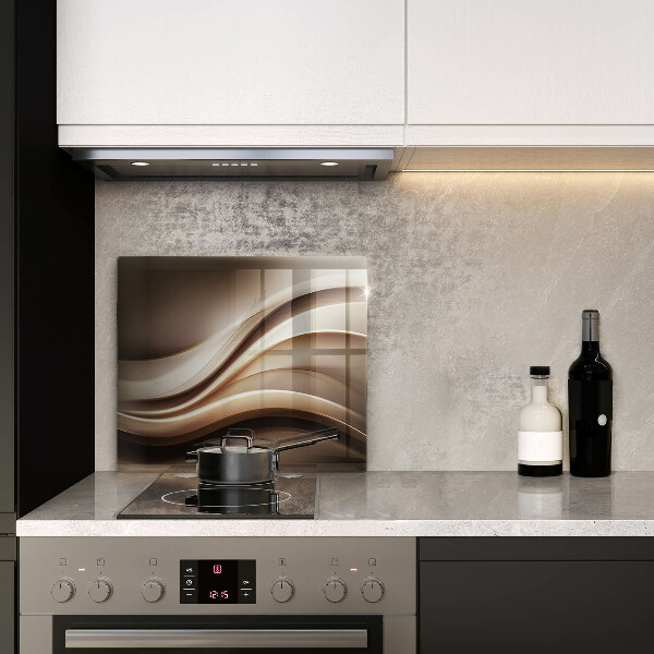 Steklena podloga za rezanje Abstrakcija nežne linije