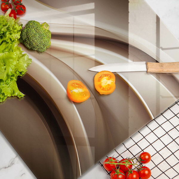 Steklena podloga za rezanje Abstrakcija nežne linije