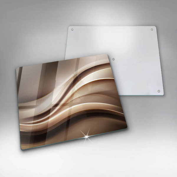 Steklena podloga za rezanje Abstrakcija nežne linije