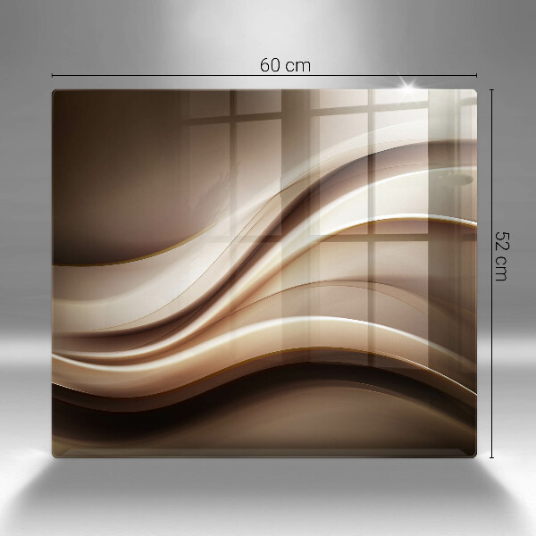 Steklena podloga za rezanje Abstrakcija nežne linije