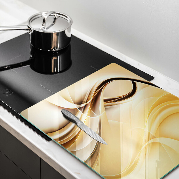 Steklena podloga za rezanje Abstrakcija dima