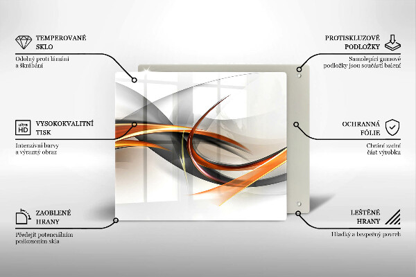 Steklena podloga za rezanje Moderne oblike