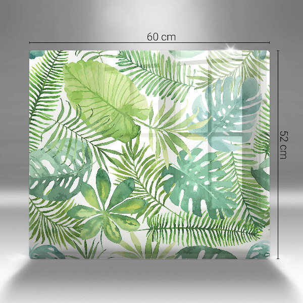 Steklena podloga za rezanje Akvarelni boho listi