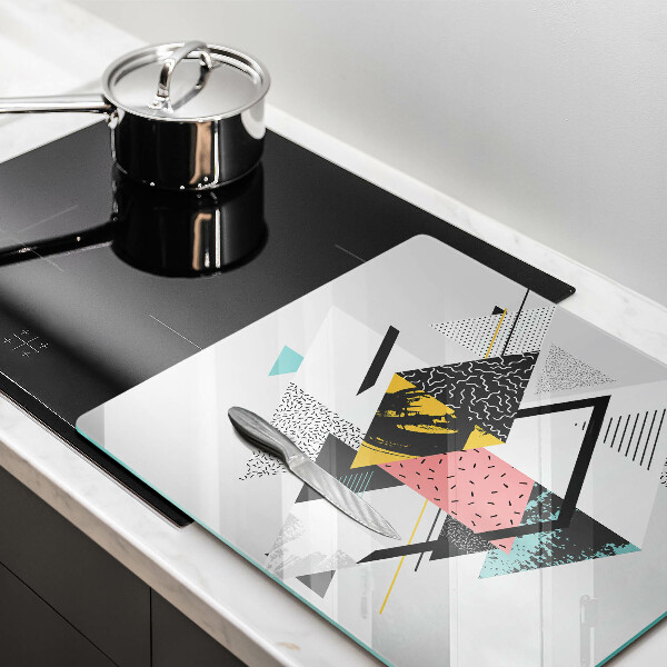 Steklena podloga za rezanje Abstraktni trikotniki