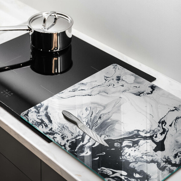 Steklena podloga za rezanje Abstrakcija črnila