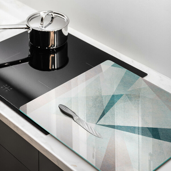 Steklena podloga za rezanje Ostra abstrakcija