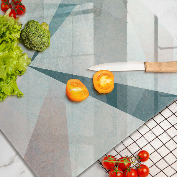 Steklena podloga za rezanje Ostra abstrakcija