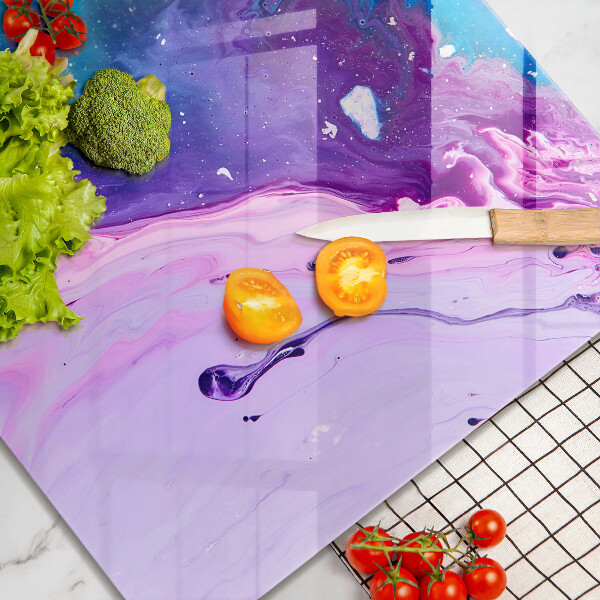 Steklena podloga za rezanje Abstraktna črnila