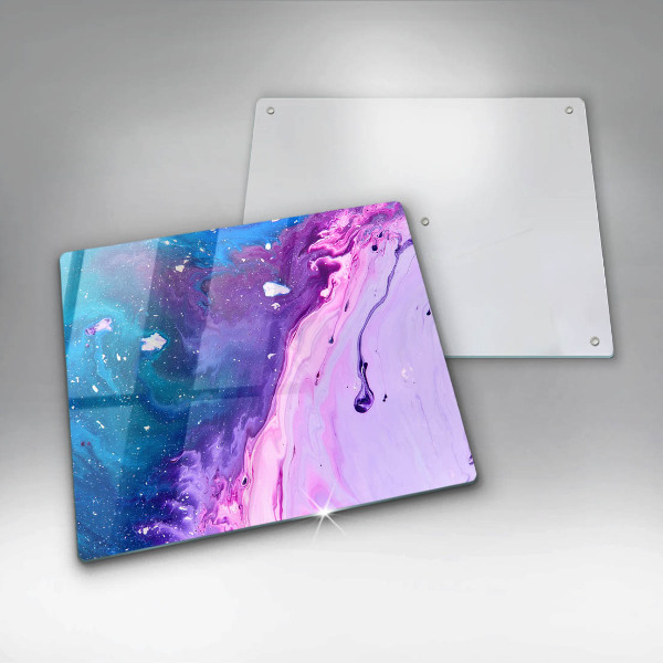 Steklena podloga za rezanje Abstraktna črnila