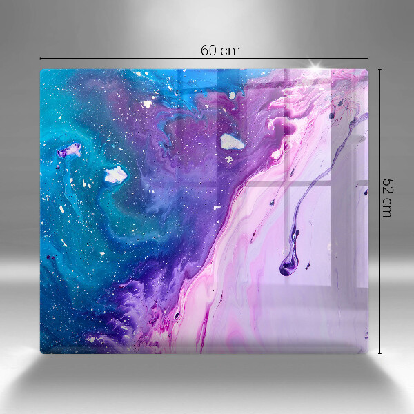 Steklena podloga za rezanje Abstraktna črnila