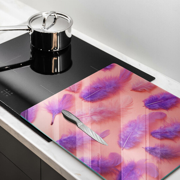 Steklena podloga za rezanje Puhasto perje