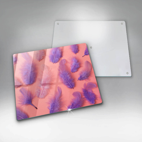 Steklena podloga za rezanje Puhasto perje