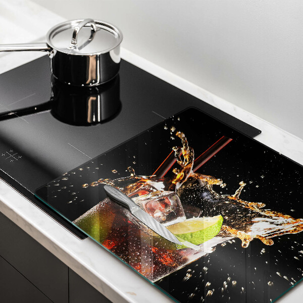 Steklena podloga za rezanje Pijte z ledom