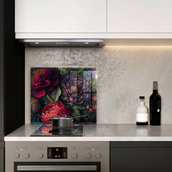 Steklena podloga za rezanje Lepe rože