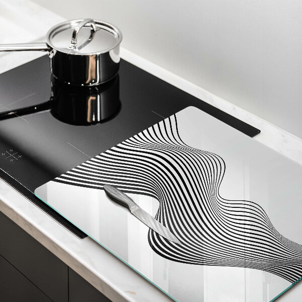 Steklena podloga za rezanje Linearna abstrakcija