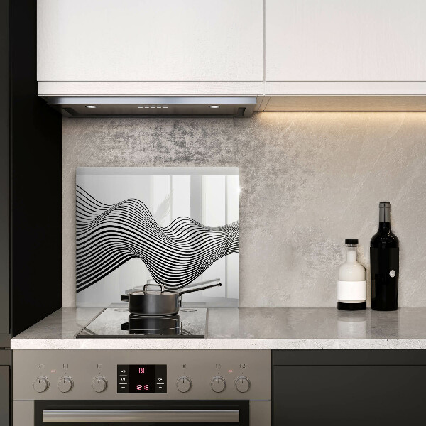 Steklena podloga za rezanje Linearna abstrakcija