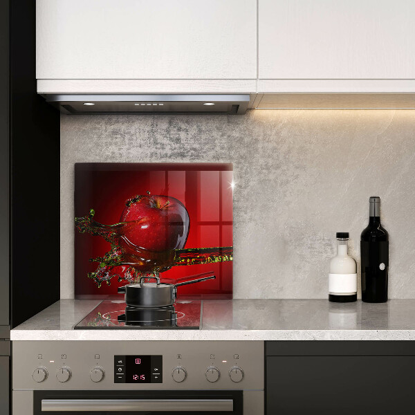 Steklena podloga za rezanje Jabolčno sadje v vodi