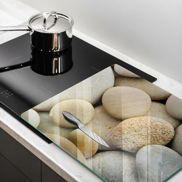 Steklena podloga za rezanje Vzorec ovalnih kamnov