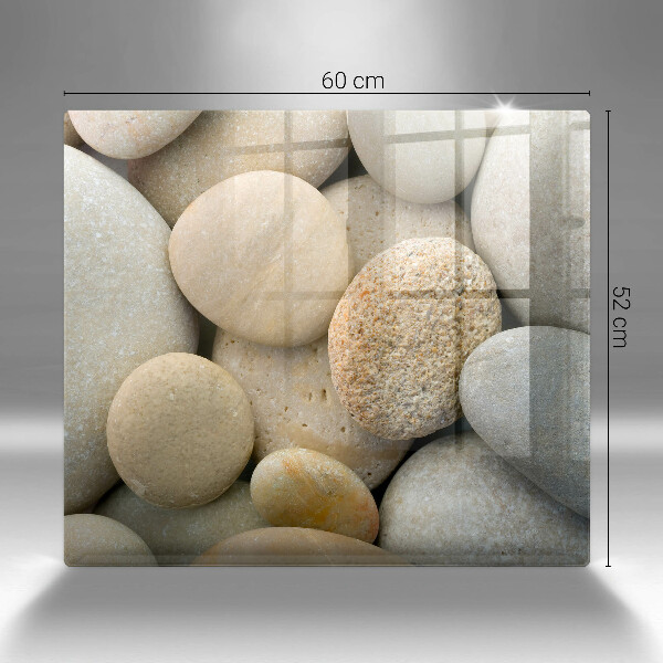 Steklena podloga za rezanje Vzorec ovalnih kamnov