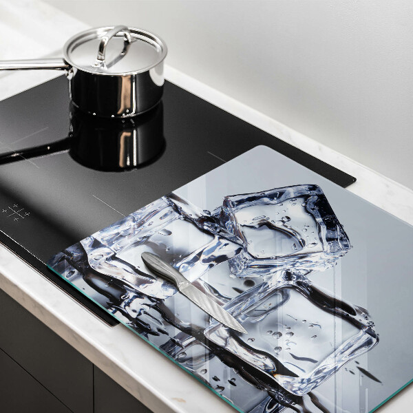 Steklena podloga za rezanje Ledene kocke