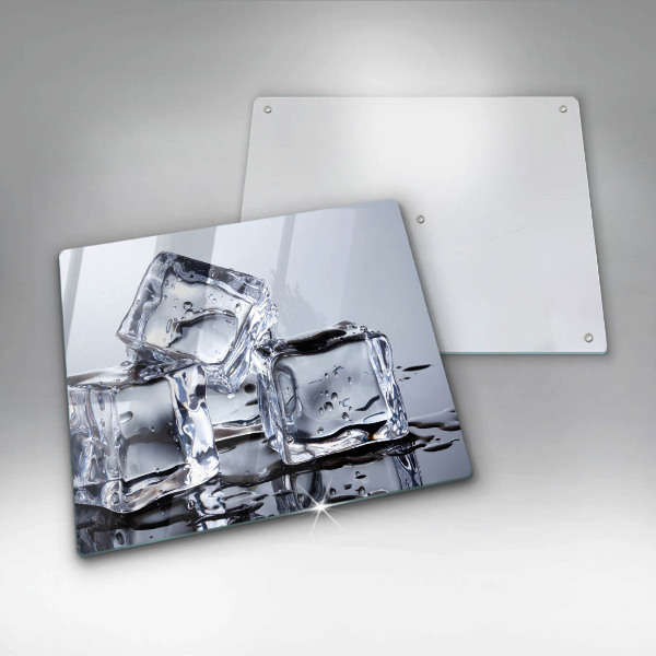Steklena podloga za rezanje Ledene kocke