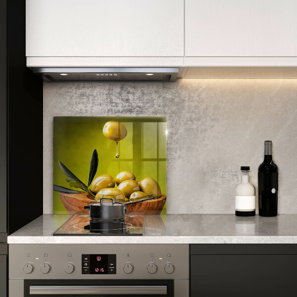 Steklena podloga za rezanje Okusne olive