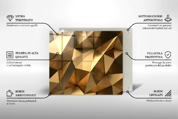 Steklena podloga za rezanje Ozadje abstrakcije strukture