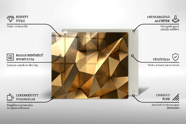 Steklena podloga za rezanje Ozadje abstrakcije strukture