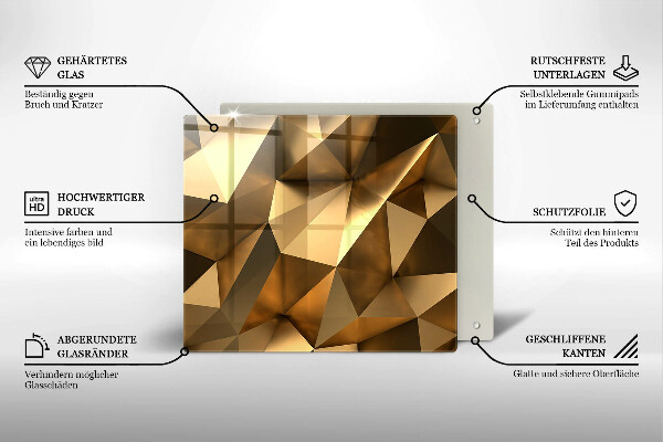 Steklena podloga za rezanje Ozadje abstrakcije strukture
