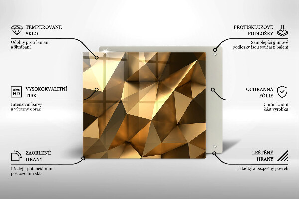 Steklena podloga za rezanje Ozadje abstrakcije strukture