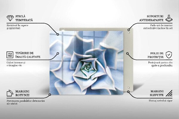 Steklena podloga za rezanje Cvetlična rastlina