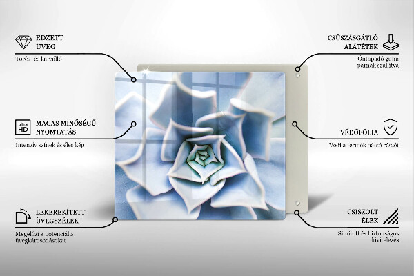 Steklena podloga za rezanje Cvetlična rastlina