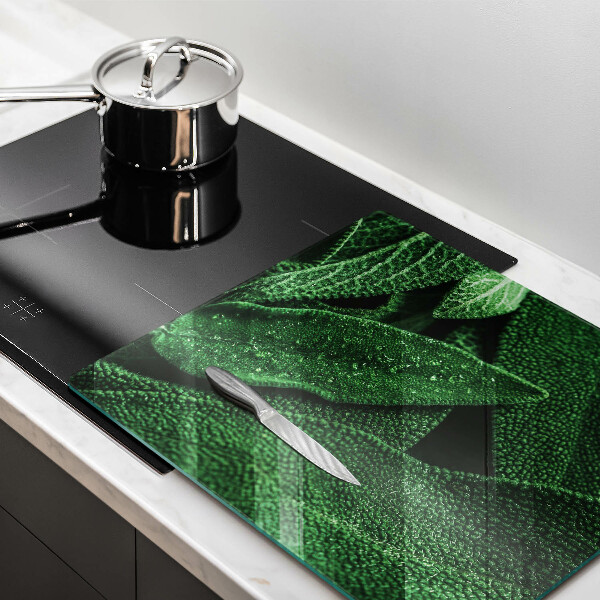 Steklena podloga za rezanje Listi rastline