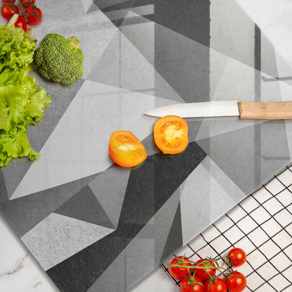 Steklena podloga za rezanje Konkretna ostra abstrakcija