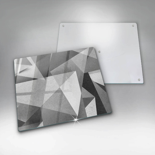 Steklena podloga za rezanje Konkretna ostra abstrakcija