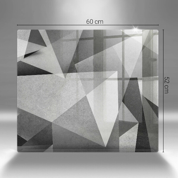 Steklena podloga za rezanje Konkretna ostra abstrakcija